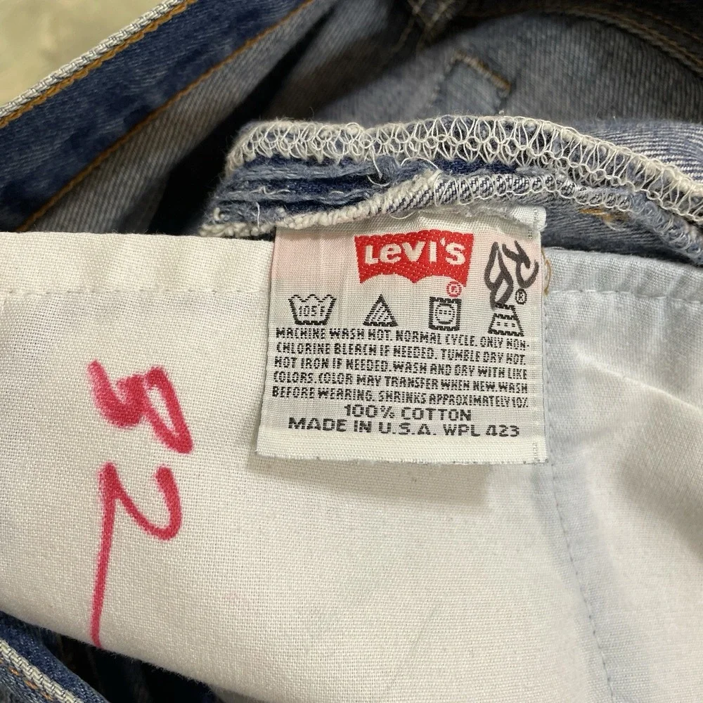 Vtg Levis 501xx Jeans Men 32x34 (fit 31x30.5) 501-0000 Made in USA 90s Excellent
